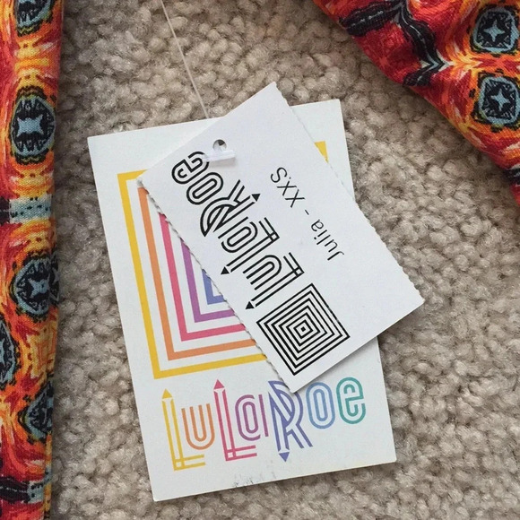 NWT Lularoe Julia dress sz xxs - Picture 3 of 6